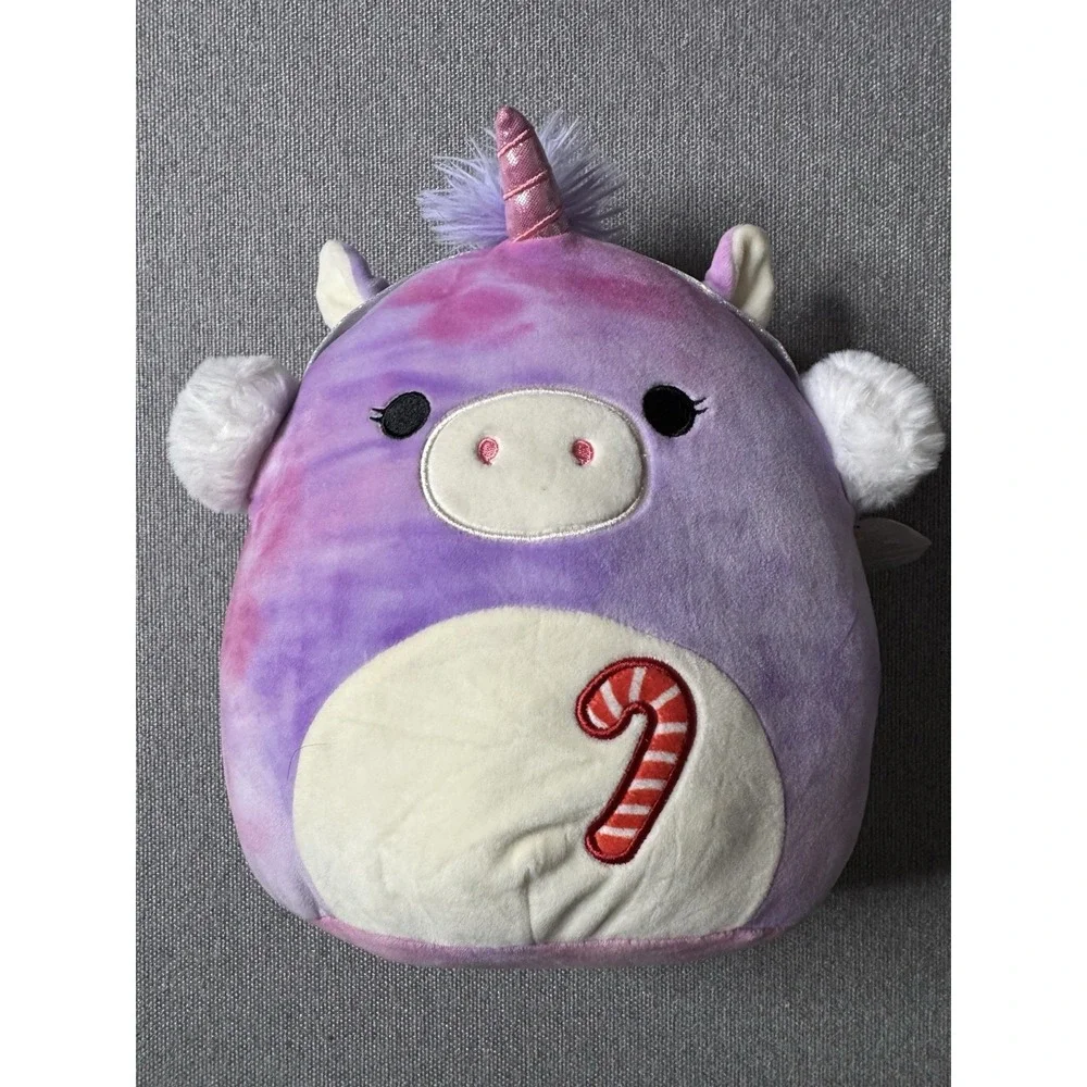 Original Squishmallows 2021 Lola The Skiing Holiday Unicorn